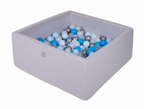 Thumbnail: Square Ball Pit LIGHT GREY 90x90x40CM-300 balls- LUXURY Ball Pit