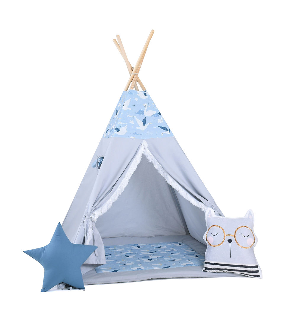 Thumbnail: Kids Teepee Set Swans