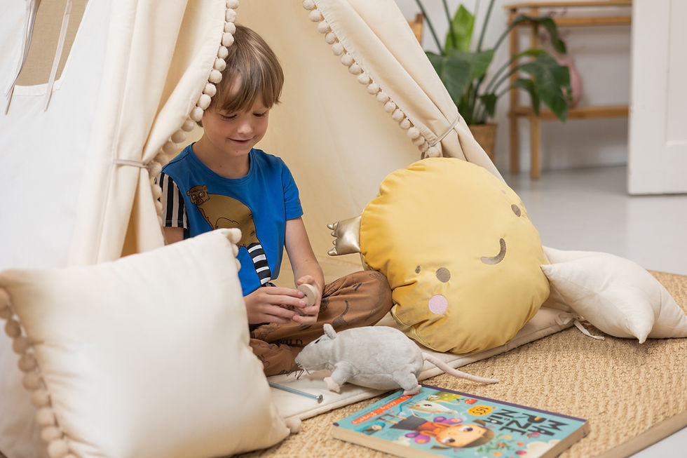 Thumbnail: Kids Teepee Tent - Creamy Palace