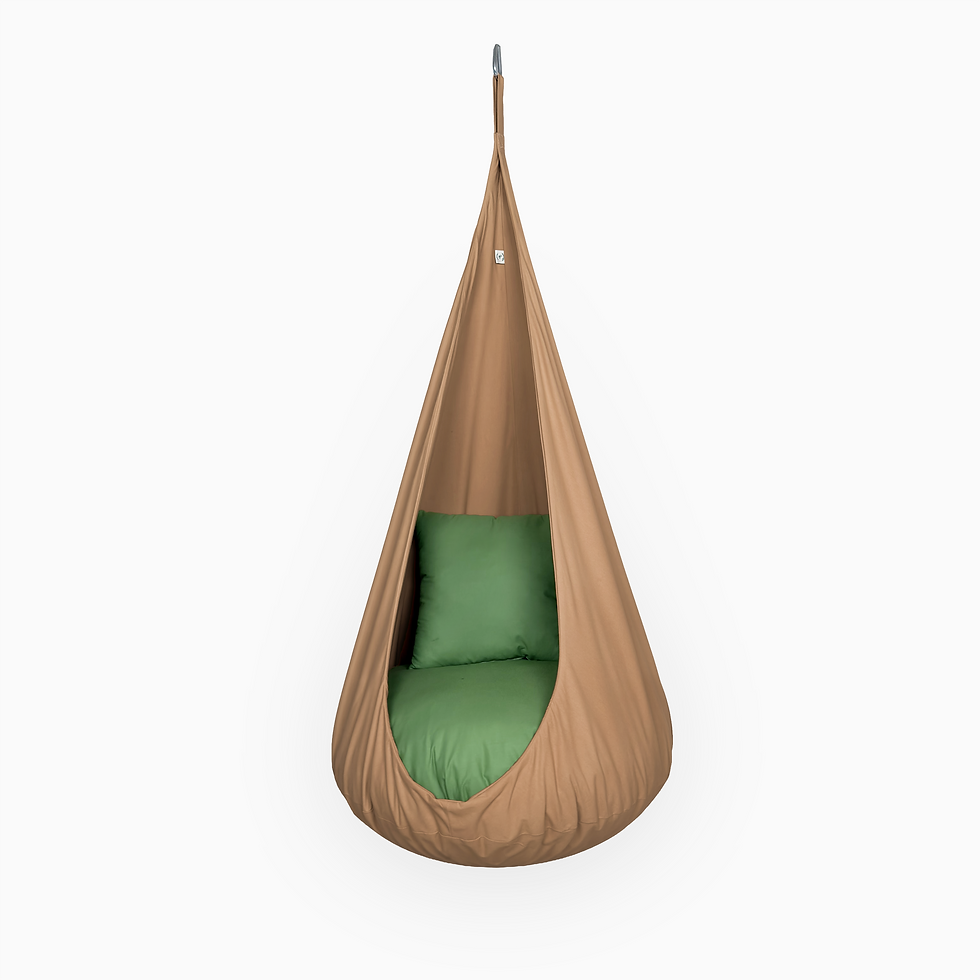 Thumbnail: Hanging Cocoon Swing - Tree Burrow