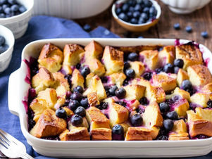 Ben's Galley: Overnight French Toast Casserole with Cream Cheese & Blueberries