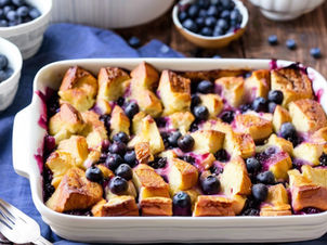 Ben's Galley: Overnight French Toast Casserole with Cream Cheese & Blueberries