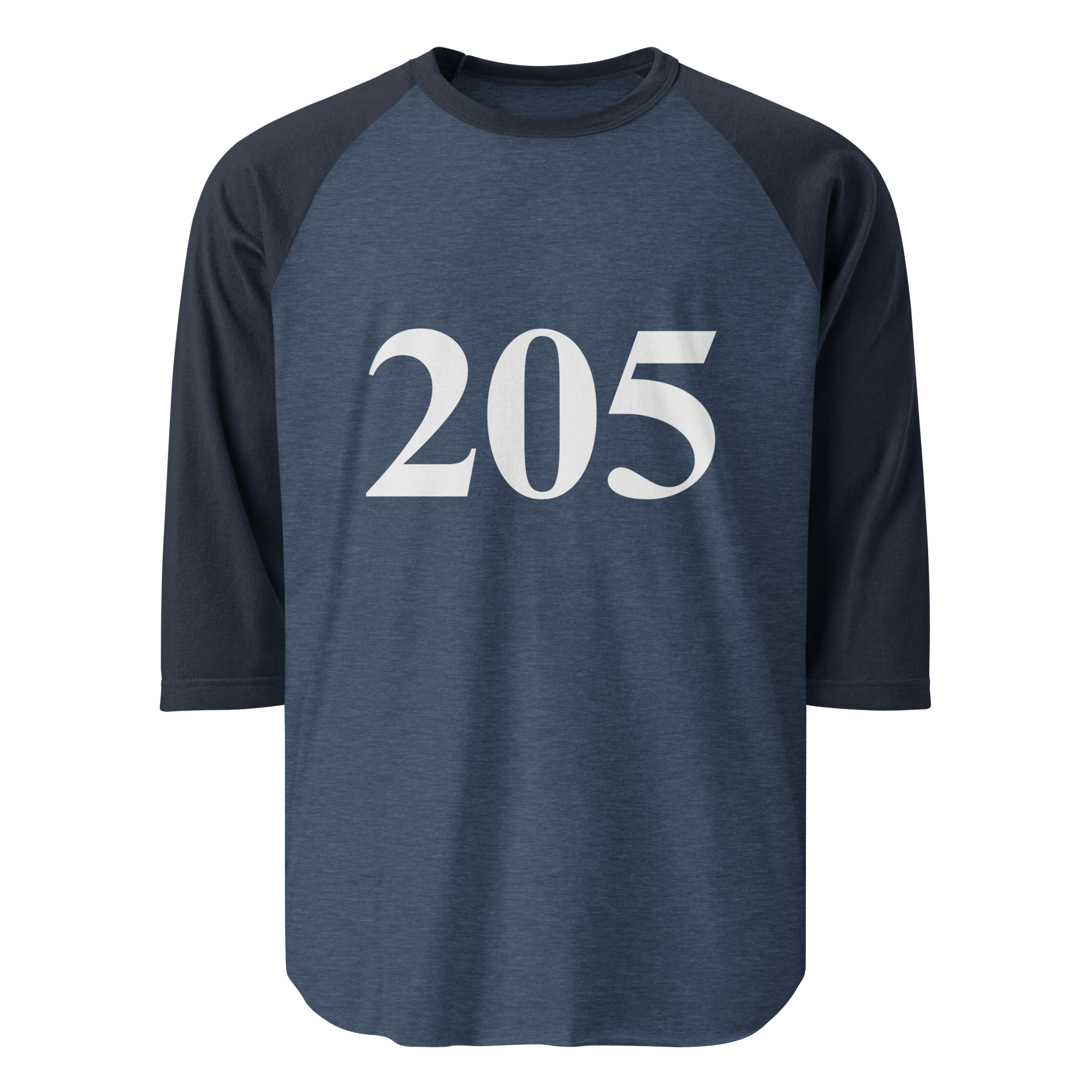 205 - 3/4 sleeve raglan shirt