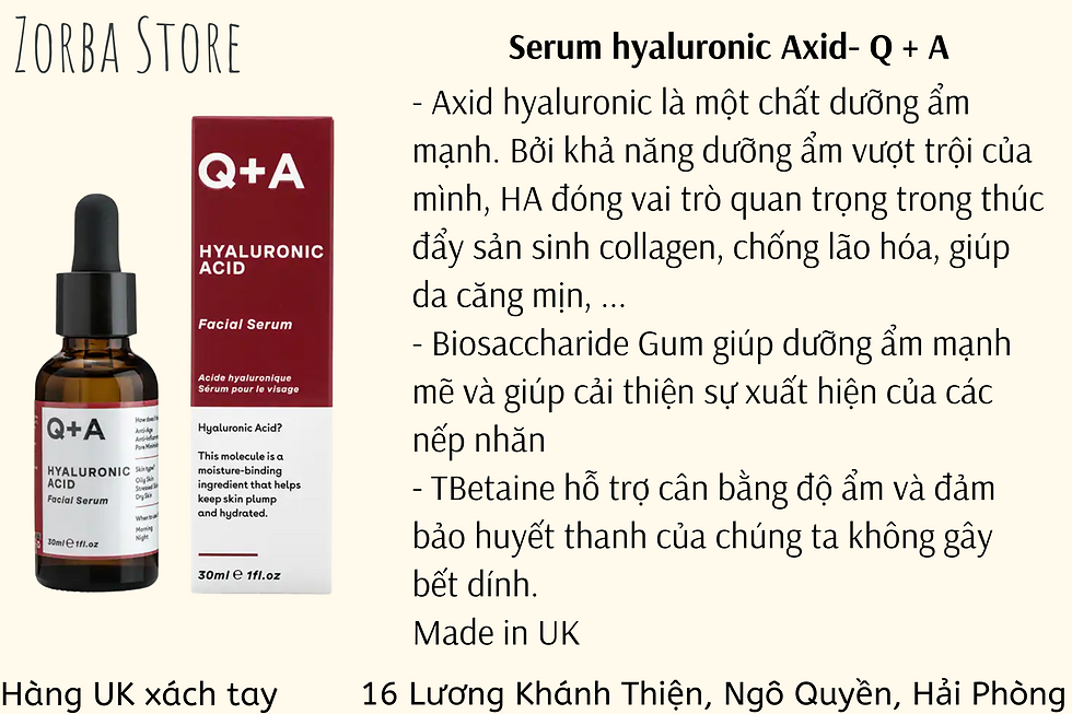 Hình thu nhỏ: Serum Hyaluronic Axid- Q + A