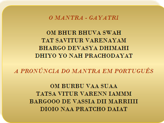 O MANTRA GAYATRI - O Mantra dos Mantras