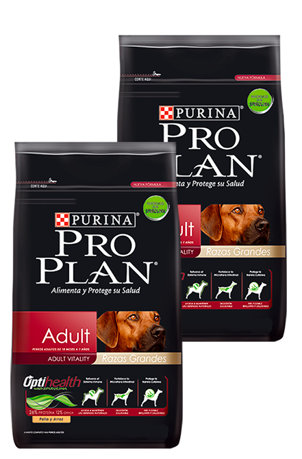 Pro Plan - PACK 2X Adulto Large 15Kg.