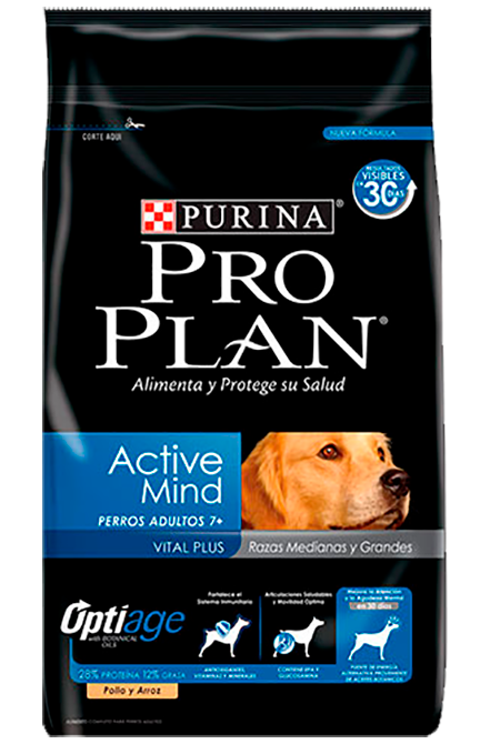 Pro Plan - Active Mind Raza Media y Grande 15Kg.