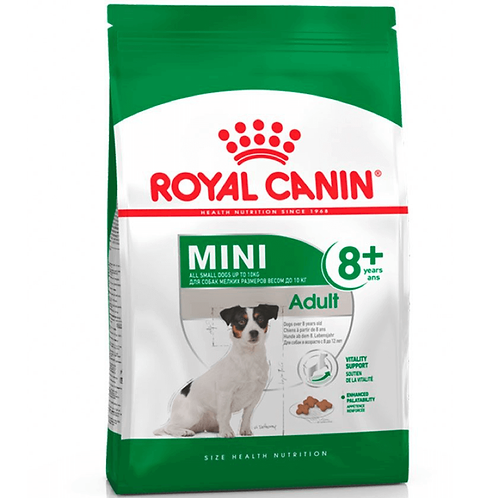 Royal Canin - Mini Adulto+8 3Kg.