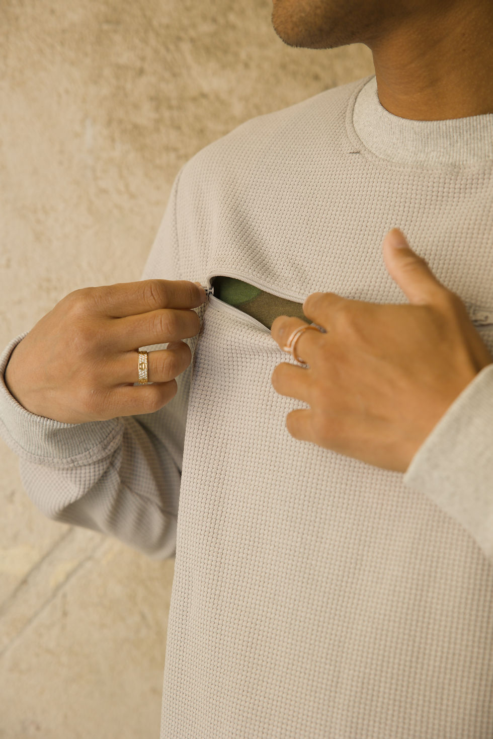 Thumbnail: Platinum Kidney Chest Port Access Thermal — Zip Sleeve