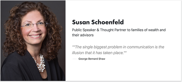 Susan Schoenfeld - Public Speaker & Thou