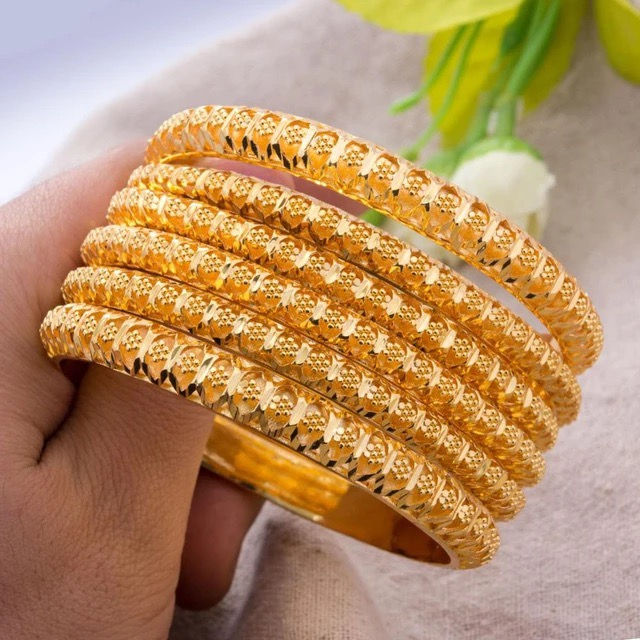 Madrasi Bangle Set (6) - 22K Gold-plated 007 *PRE-ORDER*