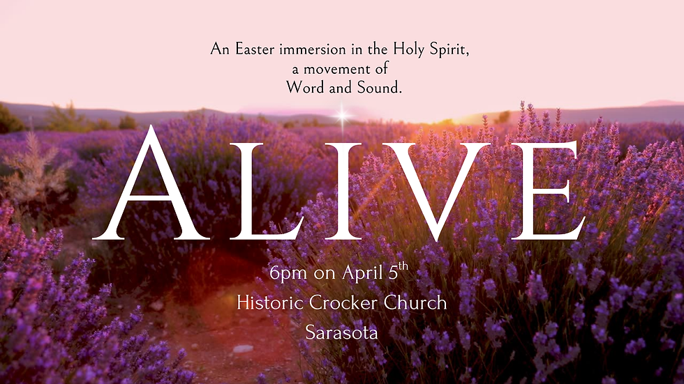ALIVE: An Easter Immersion in the Holy Spirit