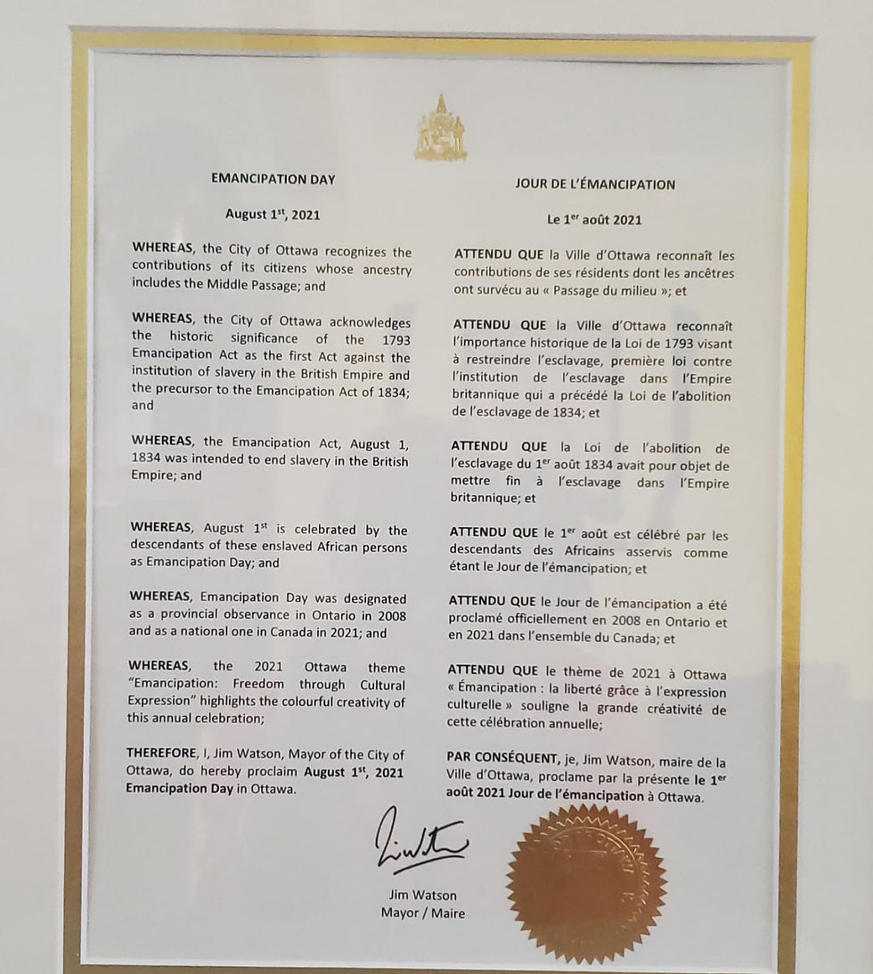 Emancipation 2021 Proclamation
