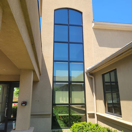 Newly crafted Pella Windows on commercial property