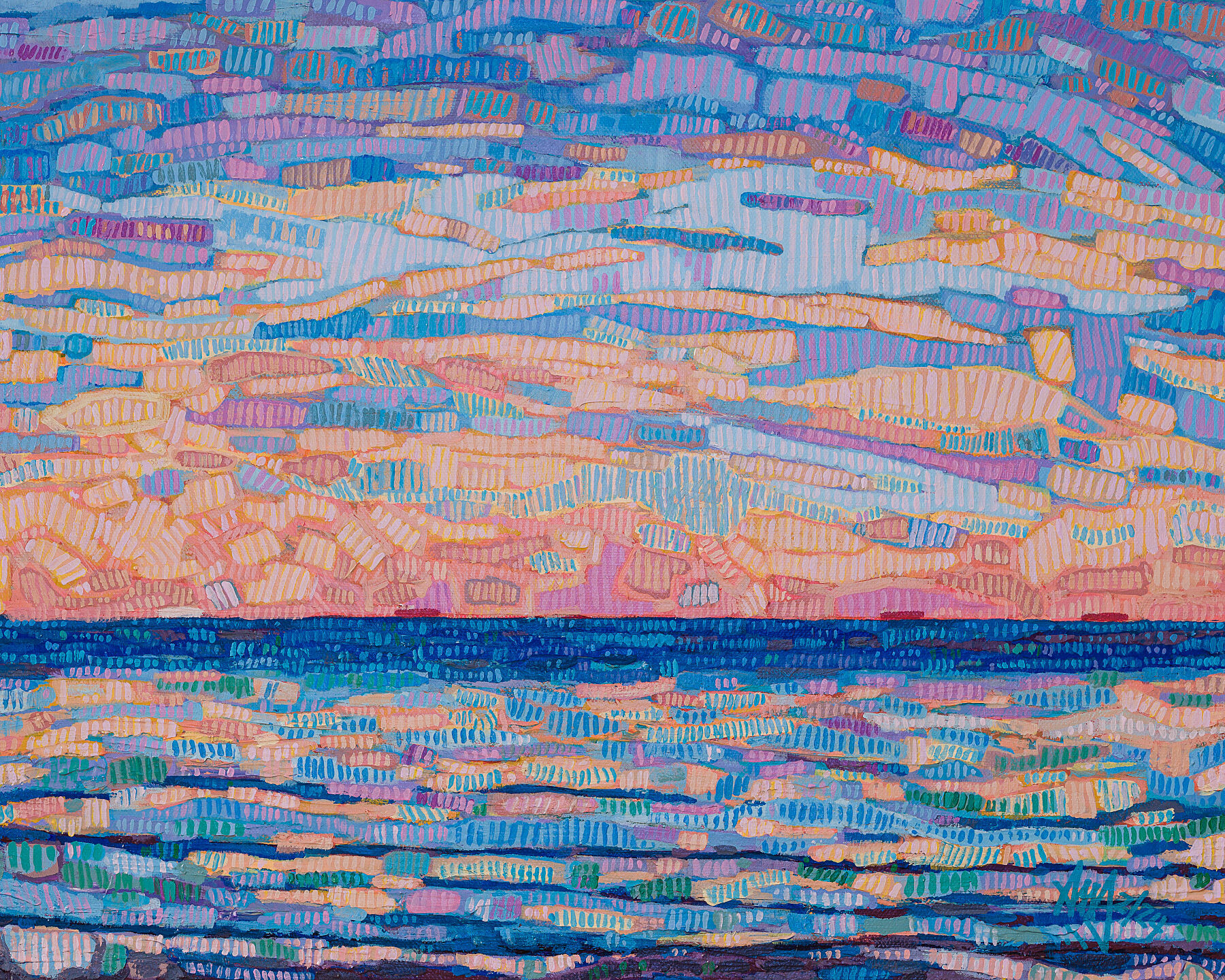 Evening Sea at Sandown