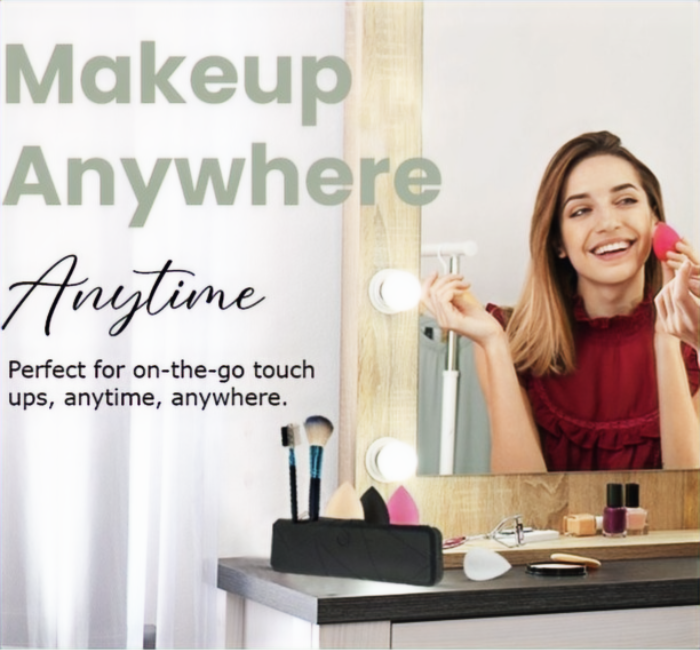 Thumbnail: LYOB's Makeup Travel Brush and Sponge Holder can be used anywhere