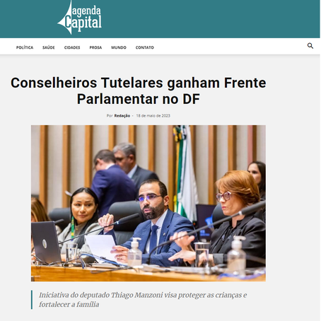 Conselheiros Tutelares ganham Frente Parlamentar no DF