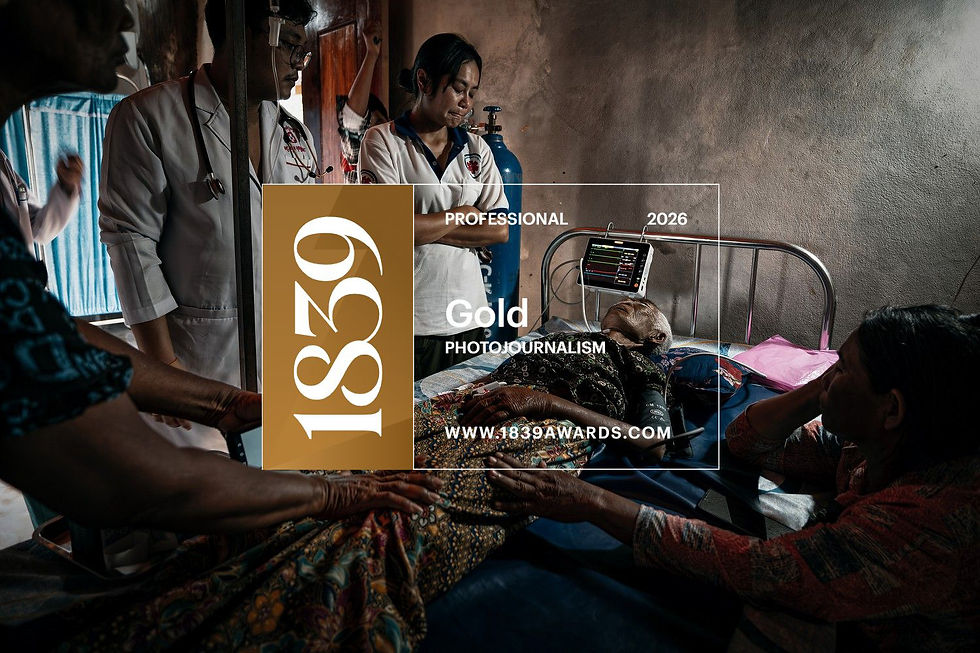 One of my photographs documenting the border conflict between Thailand and Cambodia won the Gold Award at the 1839 Awards