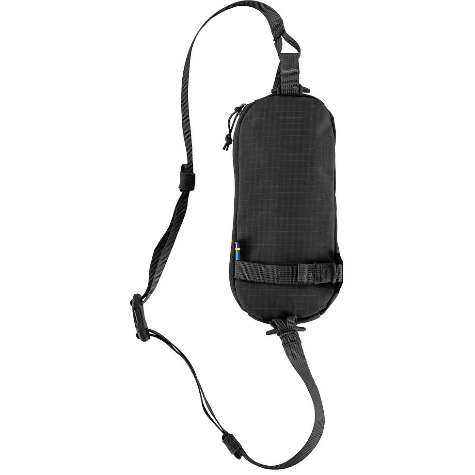 the back of a Fjallraven - Abisko Bottle Pocket - Black