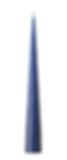 Ester & Erik Royal Navy Cone Candle - 28 - 48cm - Matt - Blomster designs