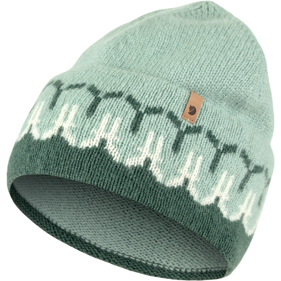 Fjallraven - Ovik Path Knit Beanie - Deep Patina-Misty Green