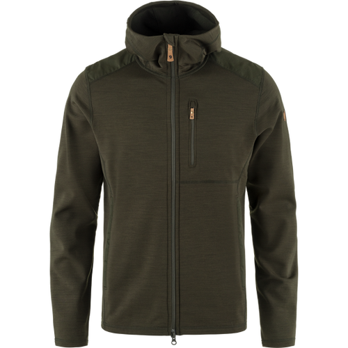 Fjallraven Keb Fleece Hoodie Mens Deep Forest
