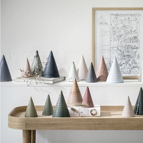 Kahler Glazed Cone - Blue - B04 - uk stockists