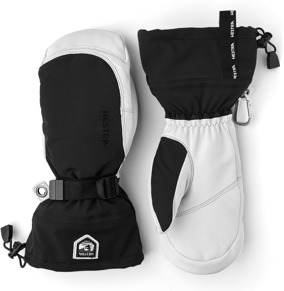 Hestra Army Leather Extreme - Mitt - Black & Off White