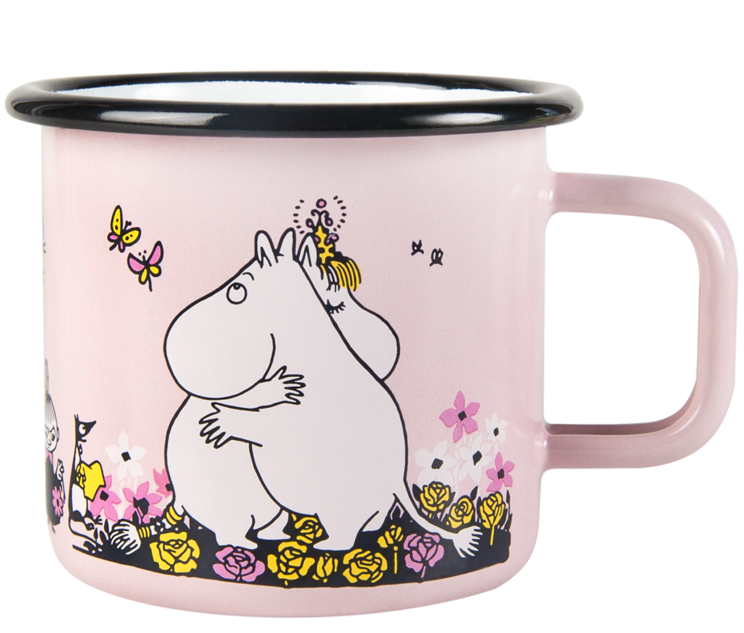Moomin Enamel Mug - Hug - Pink