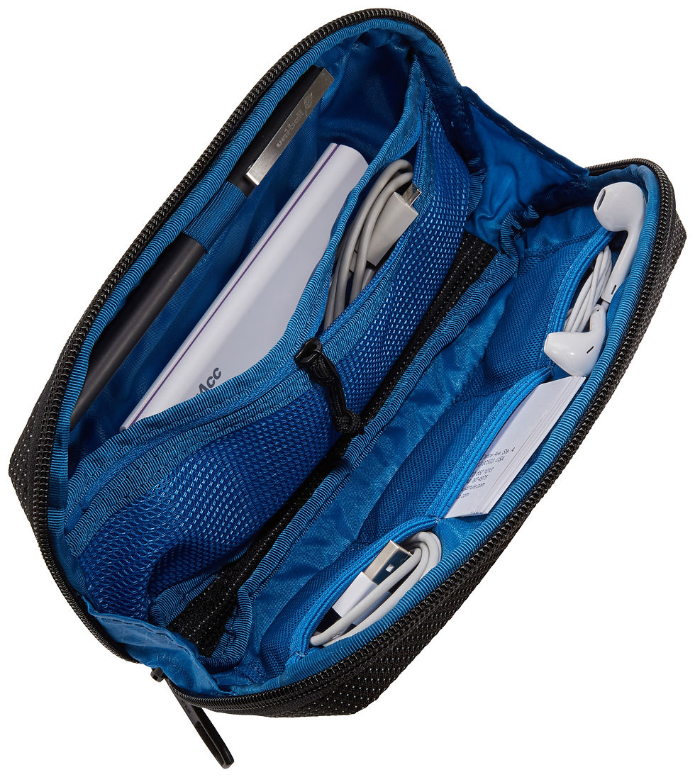 Thule - Crossover 2 Travel Organizer Black open out showing inside