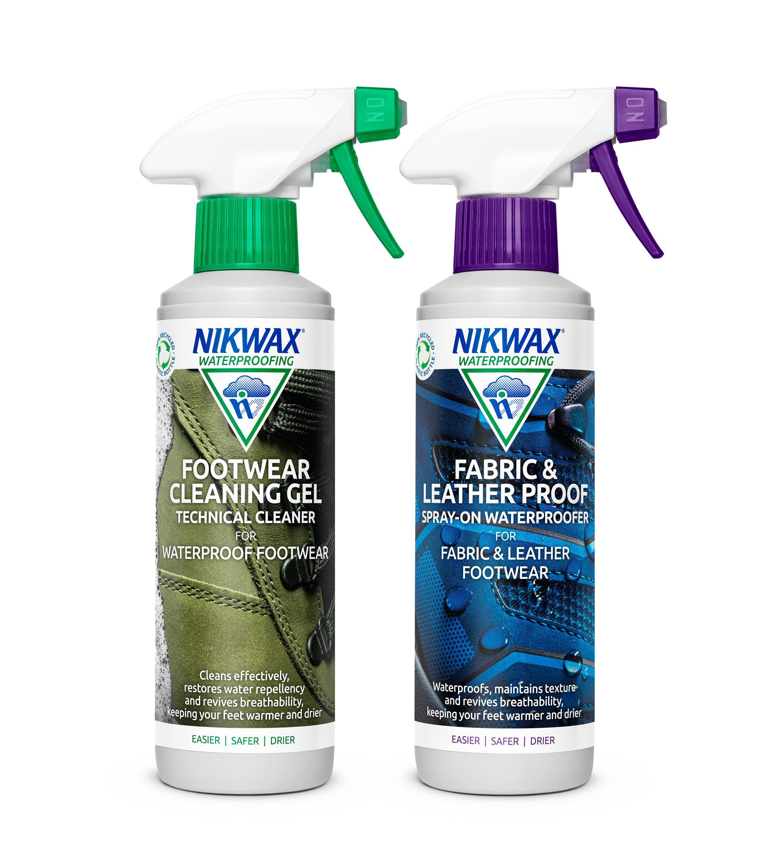 Nikwax - Twin Fabric & Leather Spray Footwear Cleaning Gel Spray 300ml