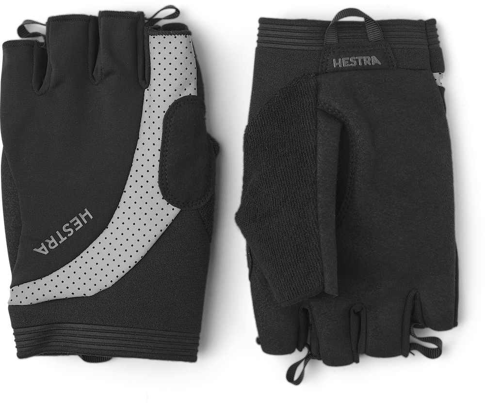 Hestra Apex Reflective Short 5-Finger Black