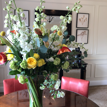 Florals at Four Seasons Hampshire by Blomster designs flowers