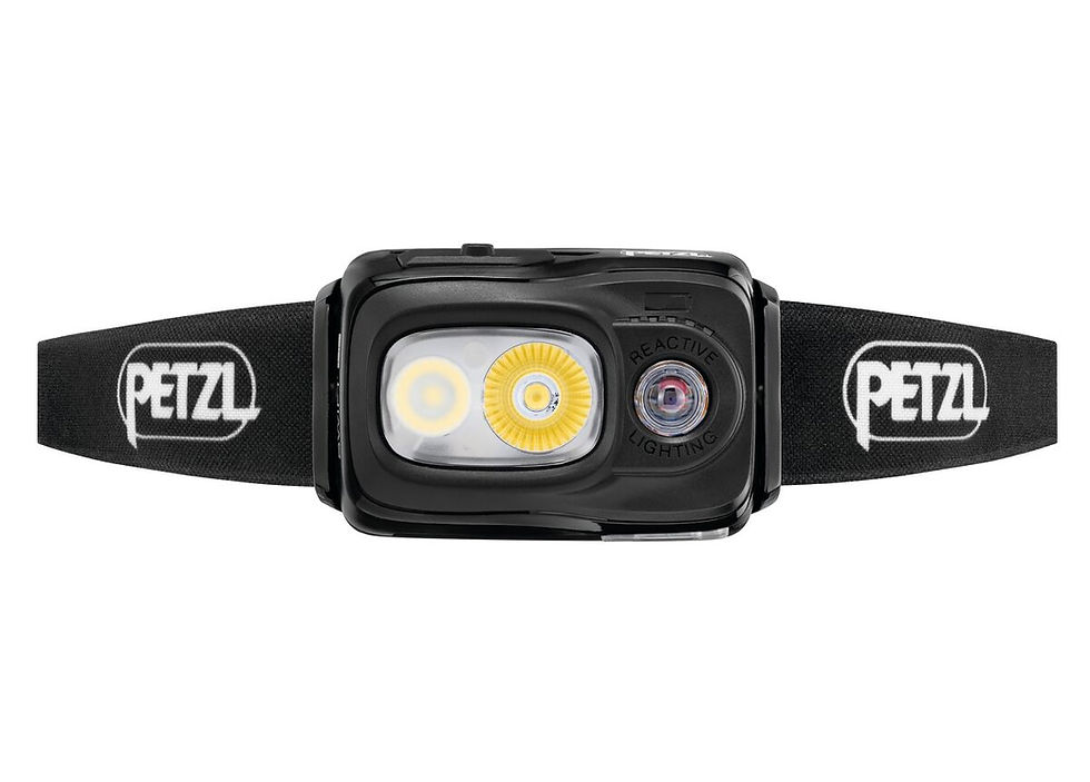 Petzl - Swift RL 1100 Black Headtorch front image