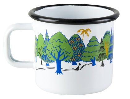 Moomin Enamel Mug - Colours - Moomin Valley - blomster designs