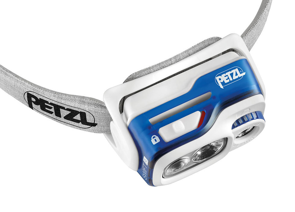 Petzl Swift RL 900 Blue Headtorch - hit the trail surrey