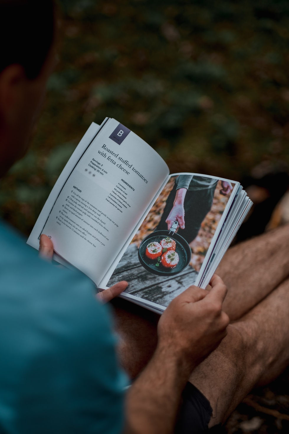 Trangia Moment Outdoor Cookbook open