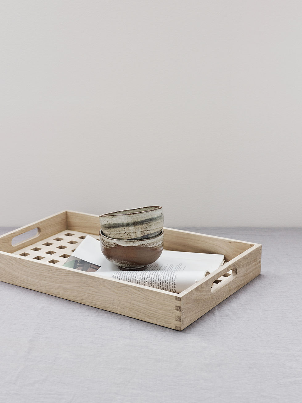 Skagerak Fiona Tray 48x32cm - Oak - uk stockists