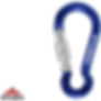 Stubai Dwarf Mini-Karabiner – Screwgate – Blue
