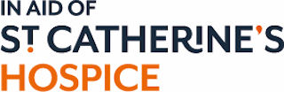 St catherine's hospice logo in black and orange