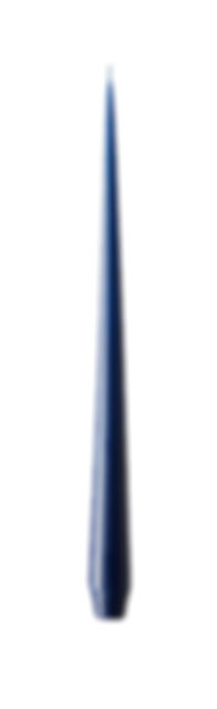Ester & Erik Royal Navy Taper Candle 28 - 32cm - Matt