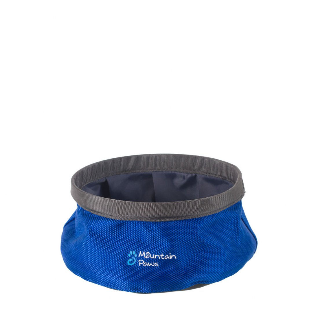 Mountain Paws - Collapsible Dog Water Bowl - Small - Blue