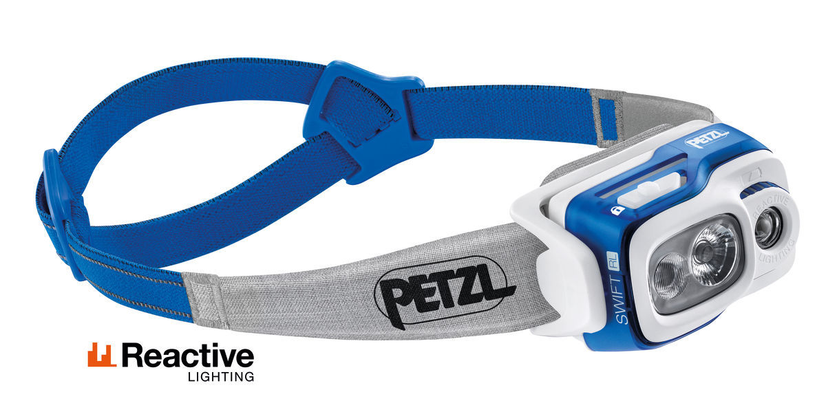 Petzl Swift RL 900 Blue Headtorch