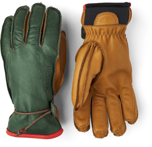 Hestra Wakayama 5 Finger - Forest & Cork