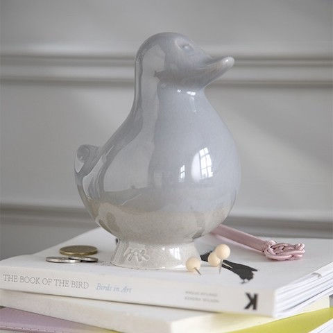 Kahler Sparedyr Money Box - Blue - blomster designs