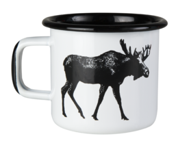 Muurla Nordic Enamel Mug - The Moose