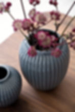 Kahler Hammershøi Vase - Anthracite - Small - danish design