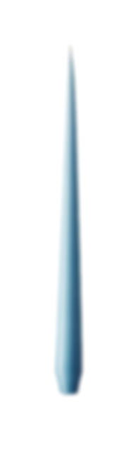 Ester & Erik Moon Blue Taper Candle 37 - 32cm - Matt - UK stockist
