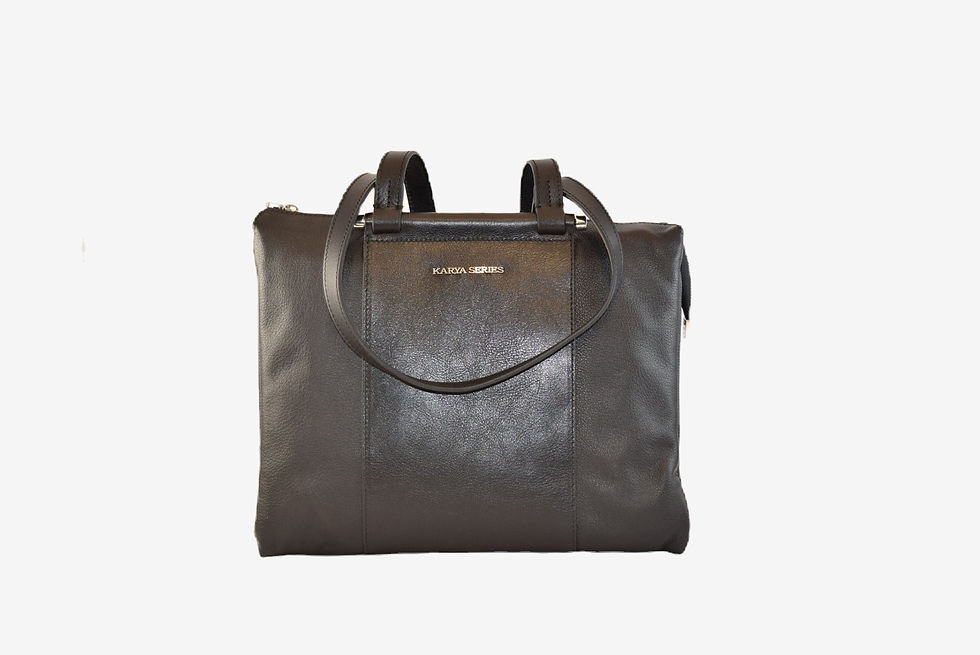 Thumbnail: Karya 2602 Large Leather Bag