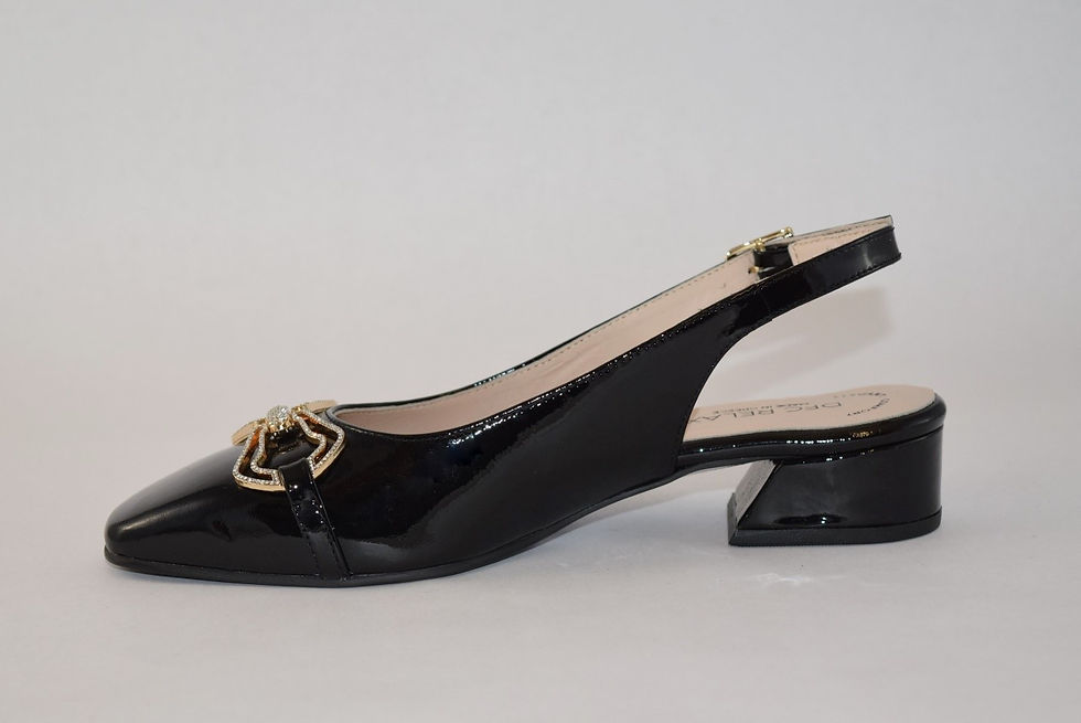 Thumbnail: DFC RELAX 2706 Leather Sling Back Mules